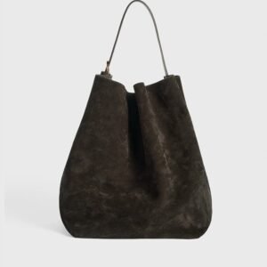 Bolso Tote de Ante con Cinturón Pepper