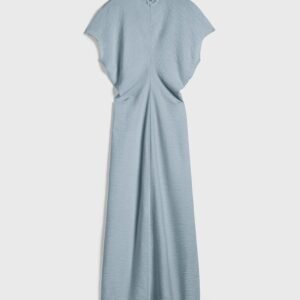 Vestido Arrugado Cintura Caída