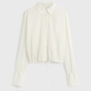 Camisa con Cordón Blanco