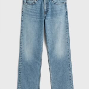 Vaquero Recto Bajo Azul