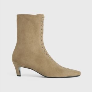 Botines de Ante con Cordones