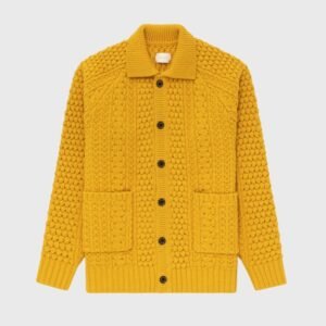 Cardigan Polo de Punto Aran